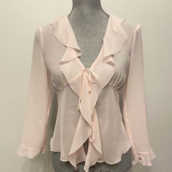 Aritzia Wilfred Frenchy Pink Blouse - Picture 3 of 8